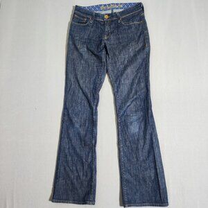 Mavi Molly Mid-rise Bootcut Jeans women's size 28/34 indigo blue mid-weight